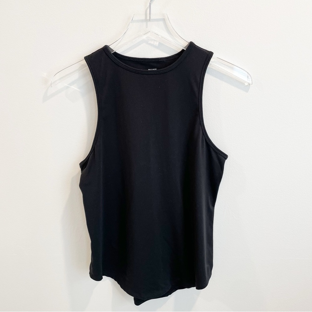 Gilly Hicks Black Active Workout Tank Top